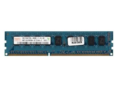 Pamięć RAM Dell 1GB 1Rx8 PC3L-8500 DDR3 UDIMM 1066MHz HMT112U7BFR8A-G7