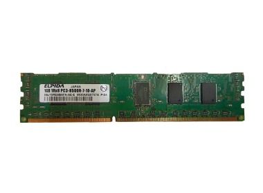 Pamięć RAM Elpida 1GB 1Rx8 PC3-8500R DDR3 1066MHz EBJ10RE8BAFA-AE-E