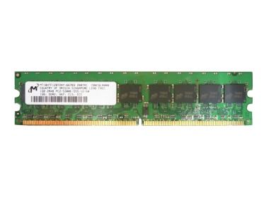 Pamięć RAM Micron 1GB 2RPC2-5300 DDR2 UDIMM ECC 166MHz MT18HTF12872AY-667B3