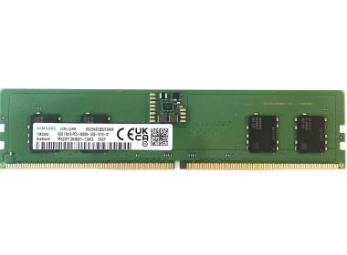 Pamięć RAM Samsung 8GB 1Rx16 PC5-38400 DDR5 UDIMM non ECC 4800MHz M323R1GB4BB0-CQKOL