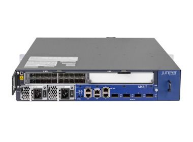 Router Juniper Network MX5-T with 20x1GbE, 2xPSU
