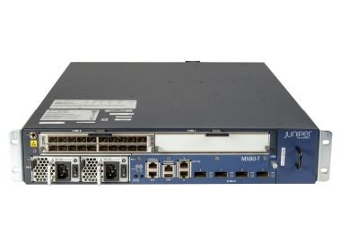 Router Juniper Network MX80-T with 20x1GbE, 2xPSU, 1xFantray