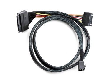 SAS Cable Delock SFF-8643 to SFF-8639 0.5m 8643-8639
