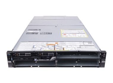 Server Dell PowerEdge FX2s with FC640 2x2.5(2x4210, 32GB, H730P, 2x960GB), 2xSwitch Dell FN410S 4x10GbE SFP+ , CMC, Rails