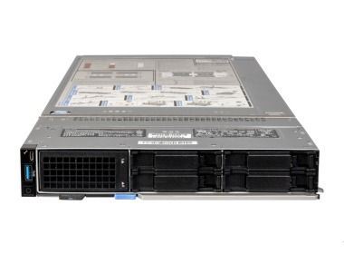 Server Dell PowerEdge MX750c 4x2.5" with 2xPlatinum 8380, 384GB RAM, S150, 4x3.84TB SSD NVMe, iDRAC9 Enterprise