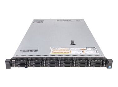 Server Dell PowerEdge R630 24x1.8" with 2xE5-2643 v3, 32GB RAM, H730, 2x 200GB SSD SATA 1.8", 4x1GbE, 2xPSU, Rails, iDRAC 8 Enterprise