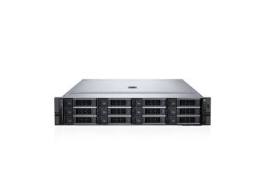 Server Dell PowerEdge R760 12x3.5"with 2x Gold 6444Y, 64GB RAM, H755, 2x 400GB SSD SAS 12G RI 2.5", 2x1GbE, 2x PSU 3200W, rails, iDRAC9 Enterprise