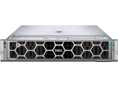 Server Dell PowerEdge R7715 16x2.5" with 1x EPYC 9015, 16GB RAM, H365i, 1x 600GB 10K SAS 2.5", 2x10/25GbE SFP28, 2x PSU, rails,