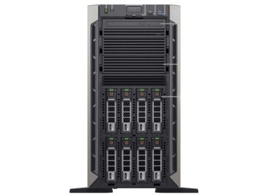 Server Dell PowerEdge T440 8x3.5" with 2x Gold 6134, 192GB RAM, HBA330, BOSS-S1 with 2x Dell 240GB SSD SATA RI M.2, 3x 960GB SSD SATA 2.5", 2x10GbE BASE-T, 2x PSU 1100W, bezel, iDRAC9 Enterprise