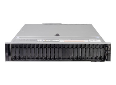 Serwer Dell PowerEdge R7515 24x2.5" (24xNVMe) z 1x EPYC 7373X, 128GB RAM, 2x 1.92TB SSD NVMe U.2 2.5", 2x10GbE, 2x PSU 1100W, szyny, iDRAC9 Enterprise