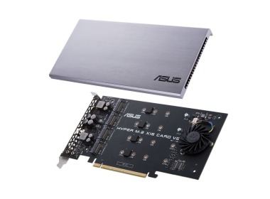 SSD adapter ASUS Hyper M.2 PCIe3.0x16 v2 4xM.2 90MC06P0-M0EAY0