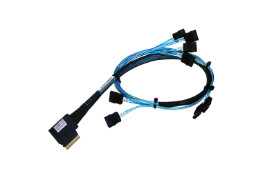 Supermicro Slimline SAS x8 (LA) to 8x SATA cable 70cm CBL-SAST-0827