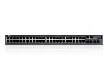 Switch Dell Networking N3048P 48x1GbE PoE+ 2x10GbE SFP+ F2R Normal Flow, 1xPSU, 1xFAN