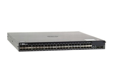 Switch Dell Networking N4064F 48x10GbE SFP+ 2x40GbE QSFP+ F2R Normal Flow, 2x PSU, 2x FAN