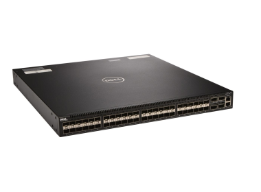 Switch Dell Networking S4810P 48x10GbE SFP+ 4x40GbE QSFP+ R2F Reverse Flow 2xPSU 2xFan