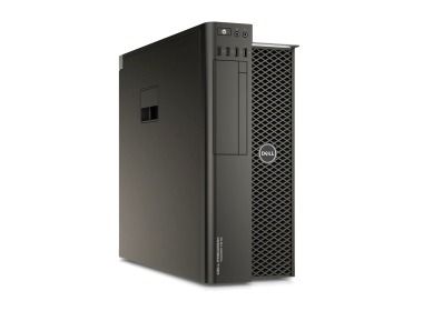 Workstation Dell Precision T7810 2x3.5" with 2x E5-2667v3, 64GB RAM, 2x 480GB SSD SATA 2.5", 1x Quadro P4000, 1x PSU